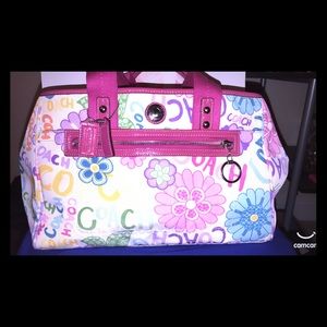 Beautiful spring coach bag